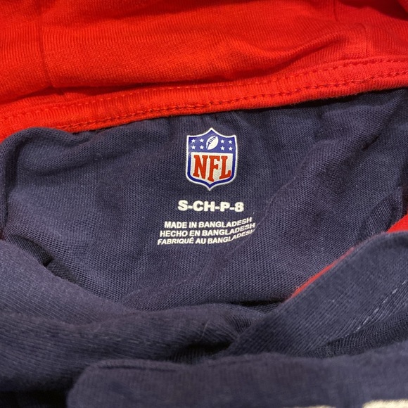 New England Patriots Football Boys Small Hoodie Pullover Shirt - Picture 16 of 16